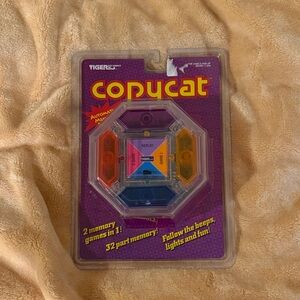 Vintage 1980s Tiger Copycat Electronic Game in Box